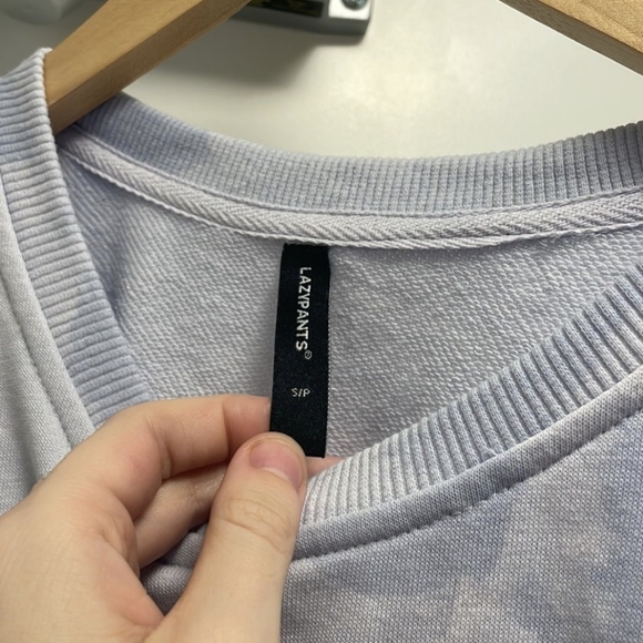 LazyPants Crewneck in Blue Cloud - Picture 5 of 8